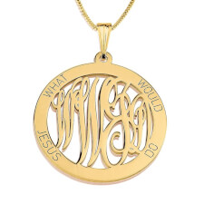Sterling Silver What Would Jesus Do Necklace